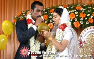 Timson Jissy Wedding Reception  Photo Gallery